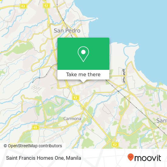Saint Francis Homes One map