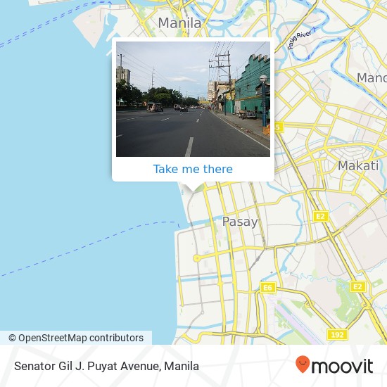 Senator Gil J. Puyat Avenue map
