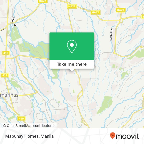 Mabuhay Homes map