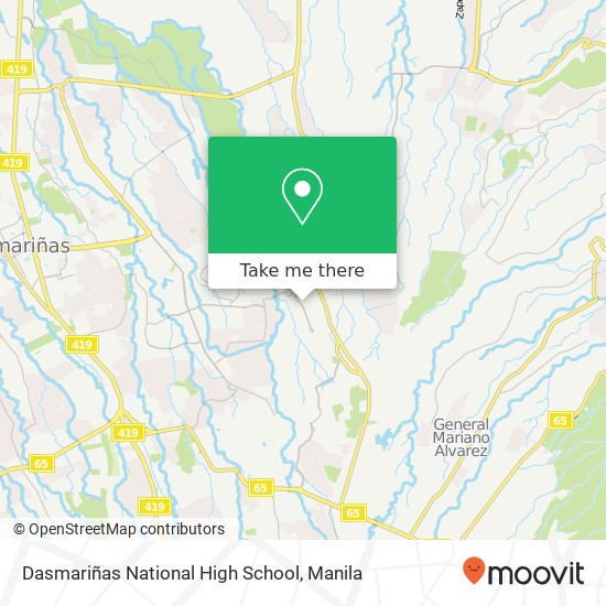 Dasmariñas National High School map