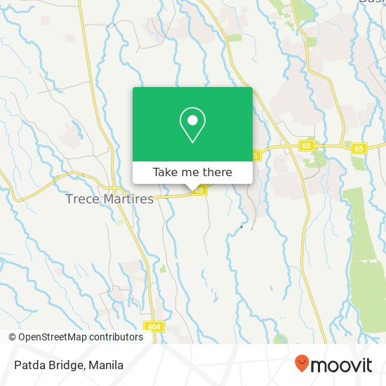 Patda Bridge map
