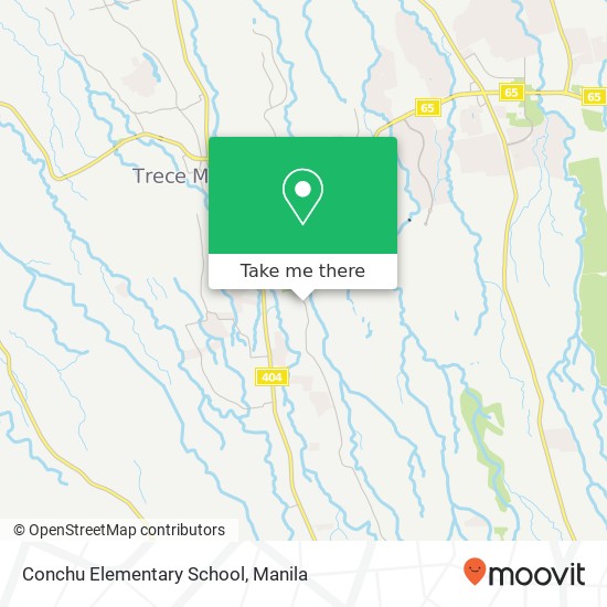 Conchu Elementary School map
