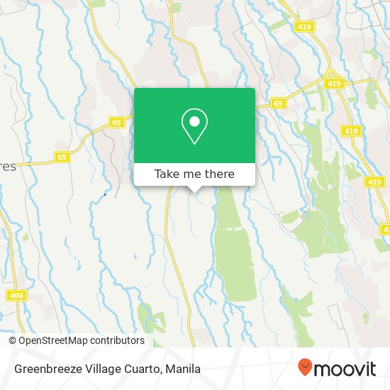 Greenbreeze Village Cuarto map