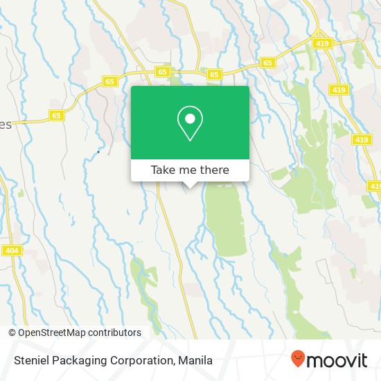 Steniel Packaging Corporation map