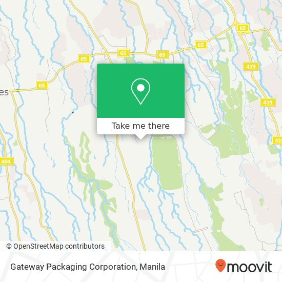 Gateway Packaging Corporation map