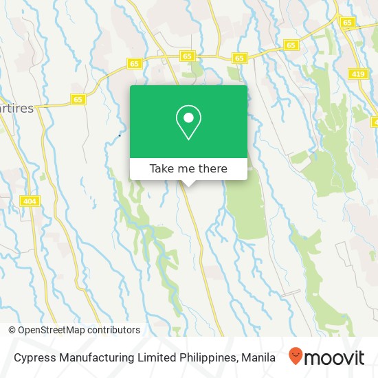 Cypress Manufacturing Limited Philippines map