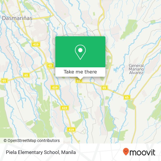 Piela Elementary School map