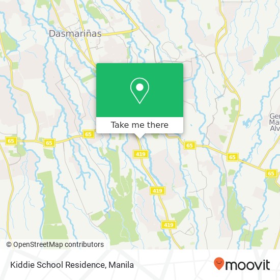 Kiddie School Residence map