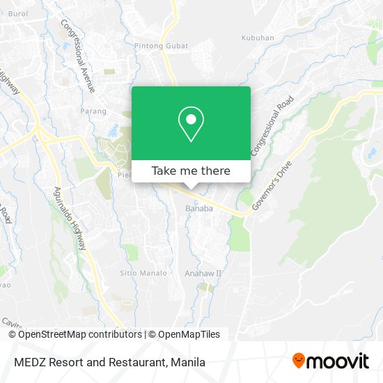 MEDZ Resort and Restaurant map