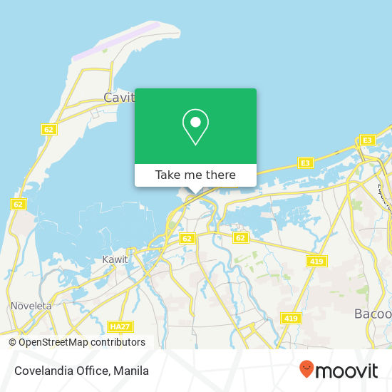 Covelandia Office map