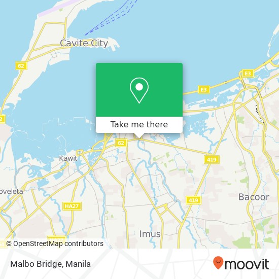 Malbo Bridge map