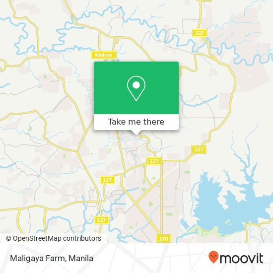 Maligaya Farm map