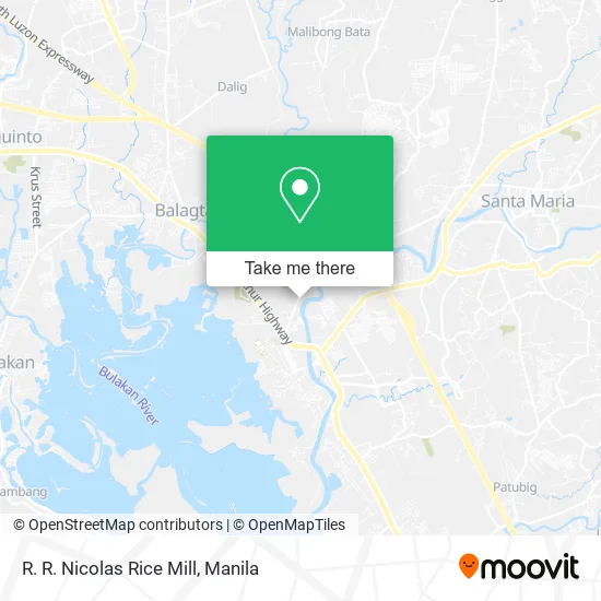 R. R. Nicolas Rice Mill map