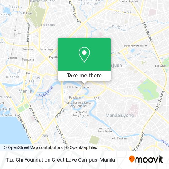 Tzu Chi Foundation Great Love Campus map