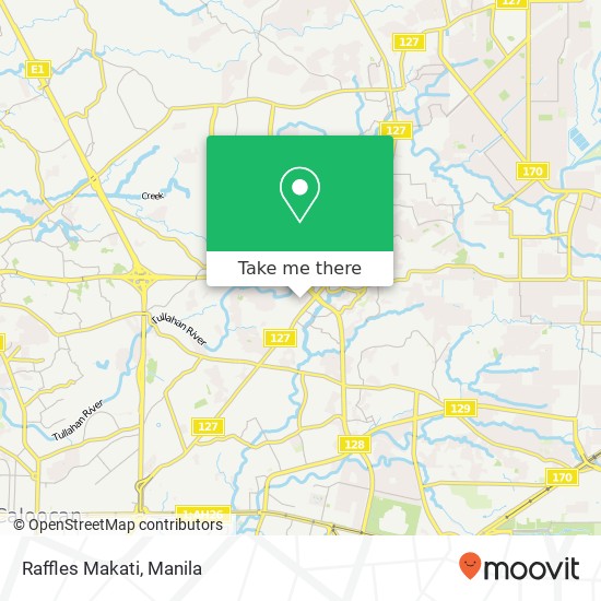 Raffles Makati map