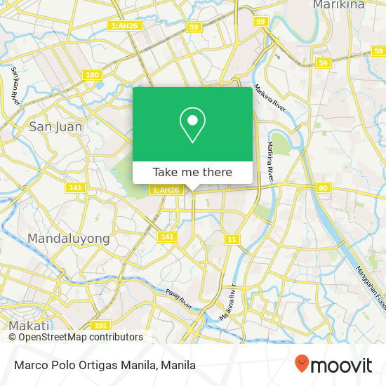 Marco Polo Ortigas Manila map
