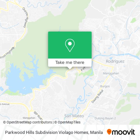 Parkwood Hills Subdivision Violago Homes map
