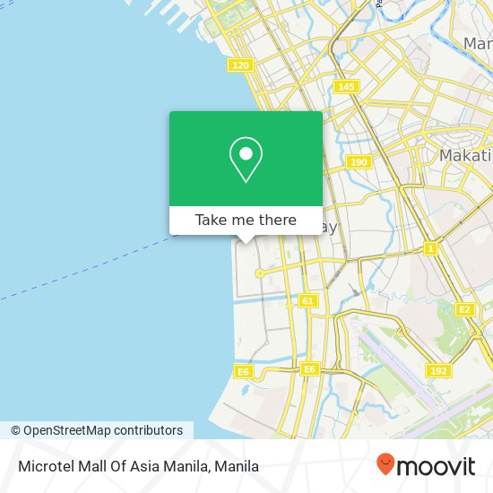 Microtel Mall Of Asia Manila map