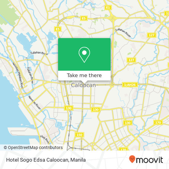 Hotel Sogo Edsa Caloocan map
