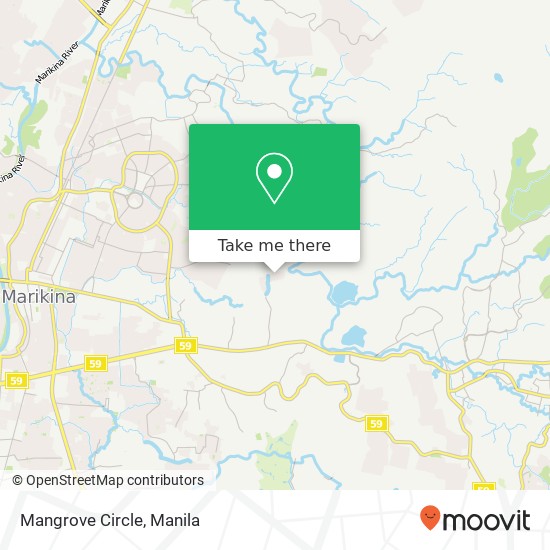 Mangrove Circle map