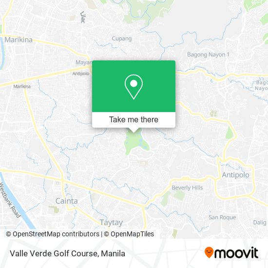 Valle Verde Golf Course map