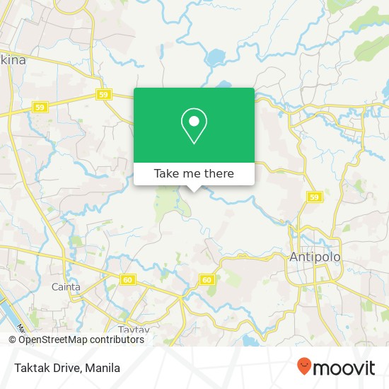 Taktak Drive map