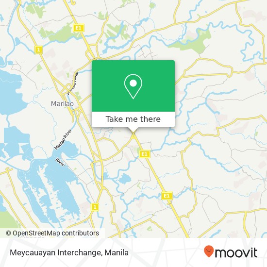 Meycauayan Interchange map