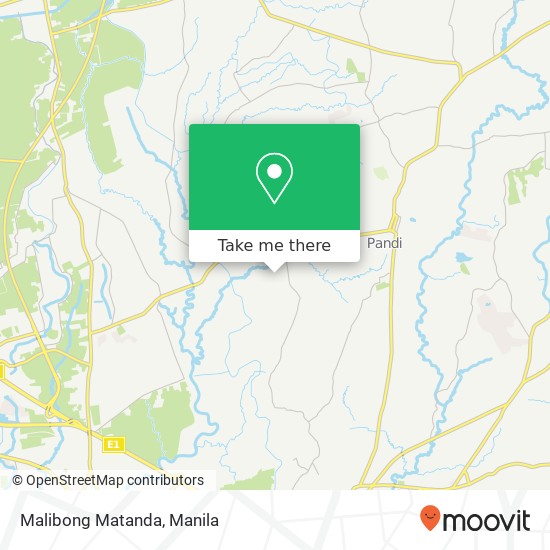 Malibong Matanda map