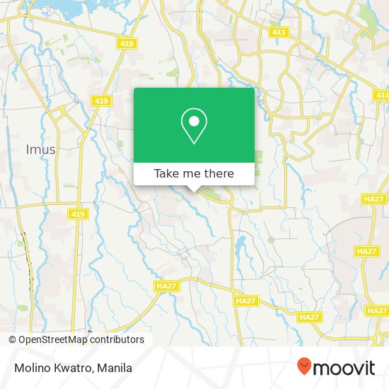 Molino Kwatro map