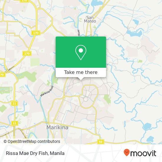 Rissa Mae Dry Fish map