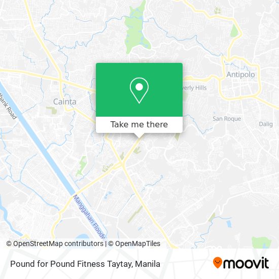 Pound for Pound Fitness Taytay map