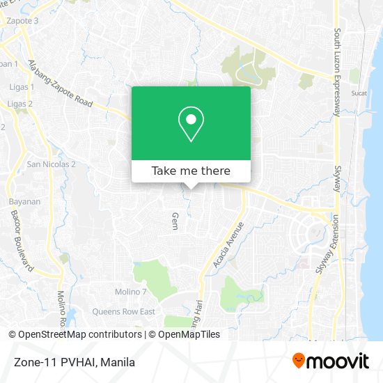 Zone-11 PVHAI map