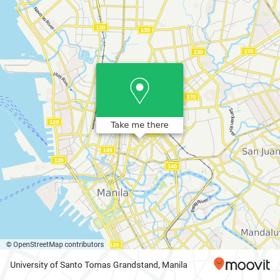 University of Santo Tomas Grandstand map