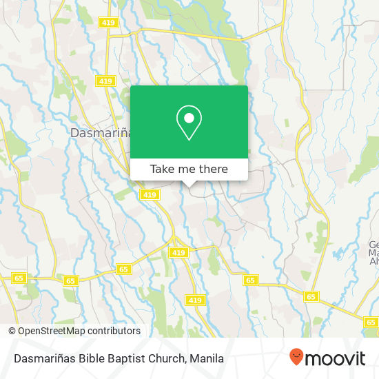 Dasmariñas Bible Baptist Church map