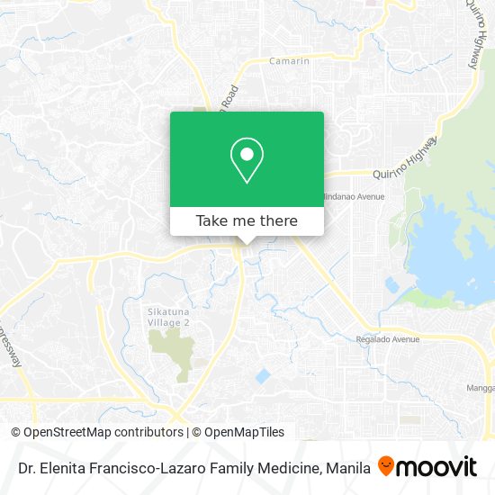 Dr. Elenita Francisco-Lazaro Family Medicine map