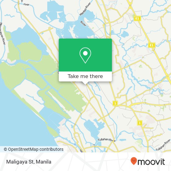 Maligaya St map