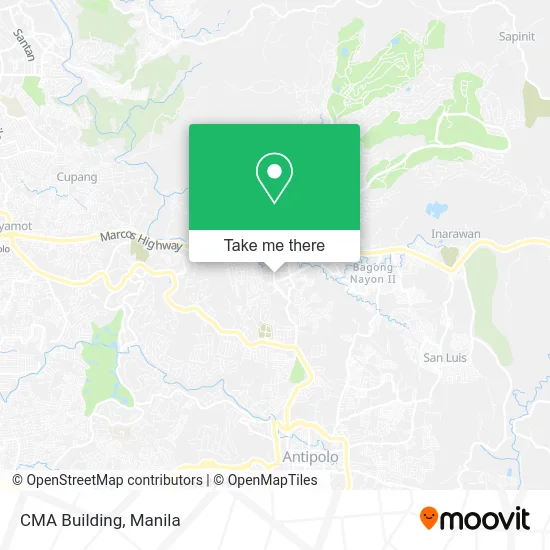CMA Building map