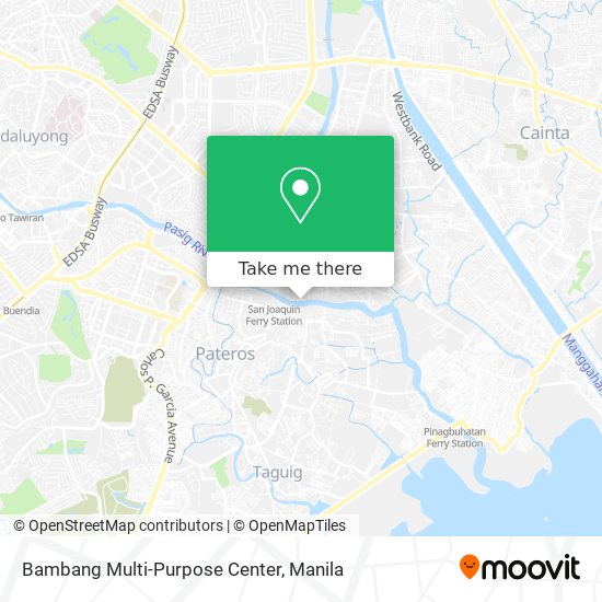 Bambang Multi-Purpose Center map