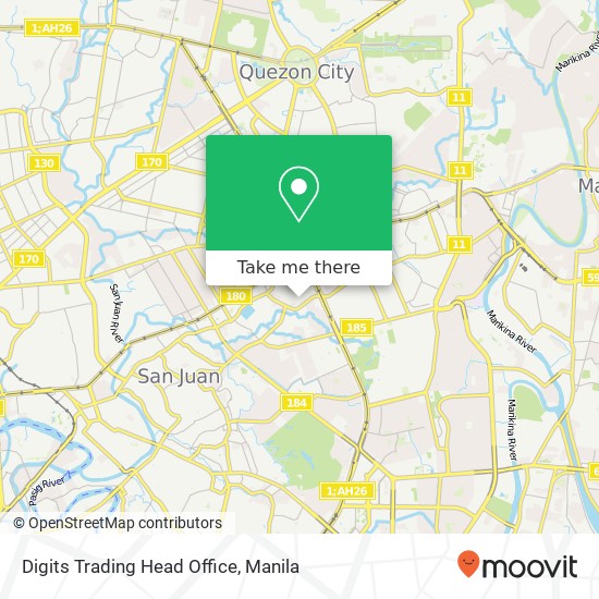 Digits Trading Head Office map