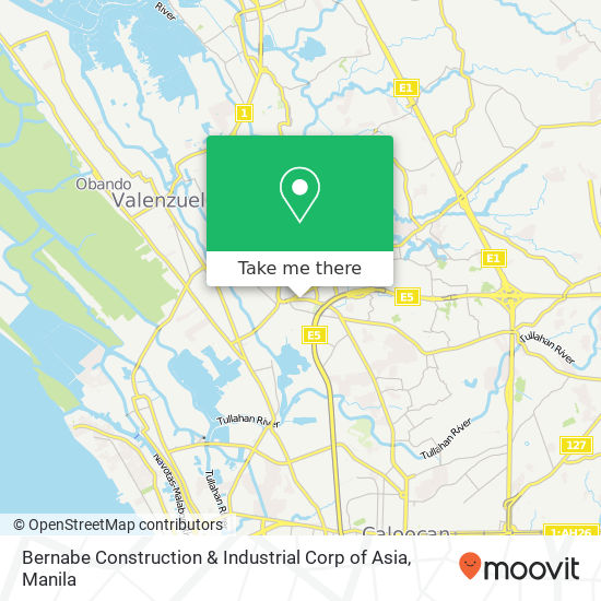 Bernabe Construction & Industrial Corp of Asia map