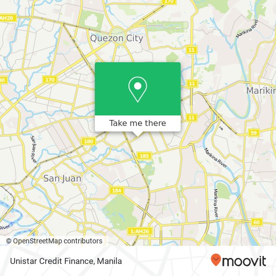 Unistar Credit Finance map