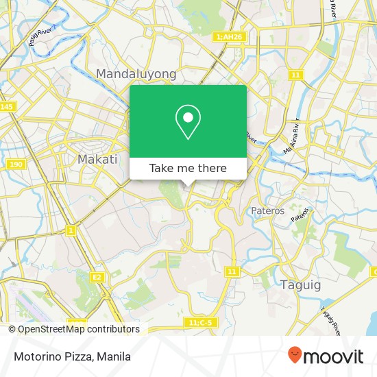 Motorino Pizza map
