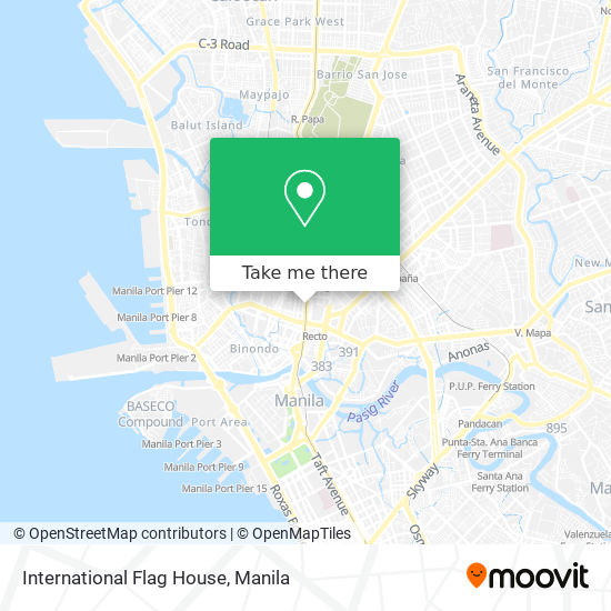 International Flag House map