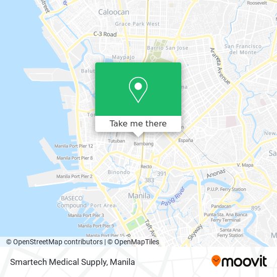 Smartech Medical Supply map
