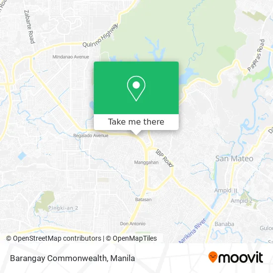 Commonwealth Quezon City Map How To Get To Barangay Commonwealth In Quezon City By Bus?