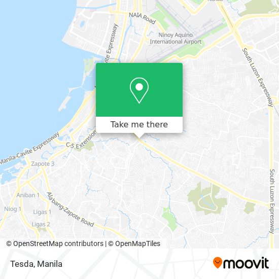 Tesda map