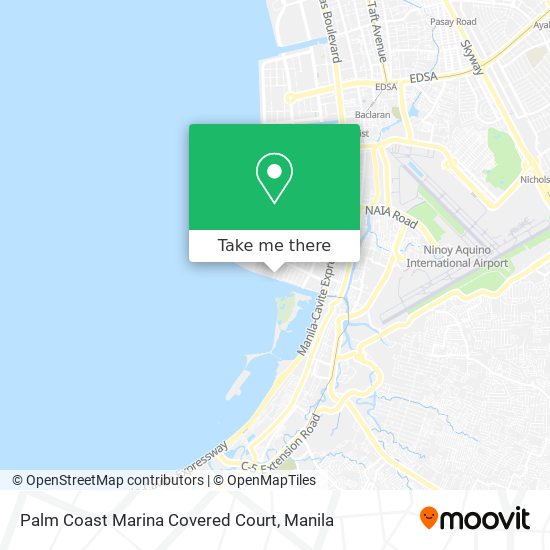 Palm Coast Marina Covered Court map