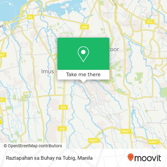 Raztapahan sa Buhay na Tubig map