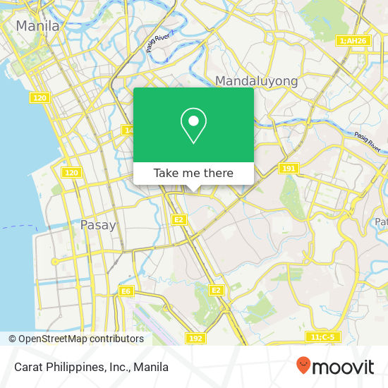 Carat Philippines, Inc. map