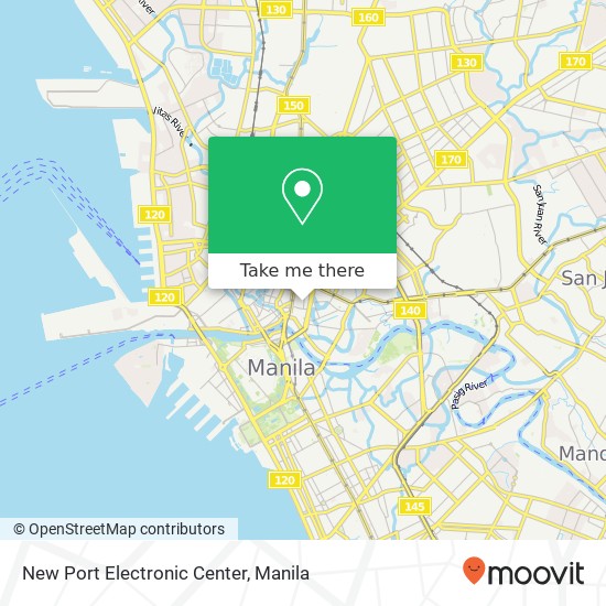 New Port Electronic Center map